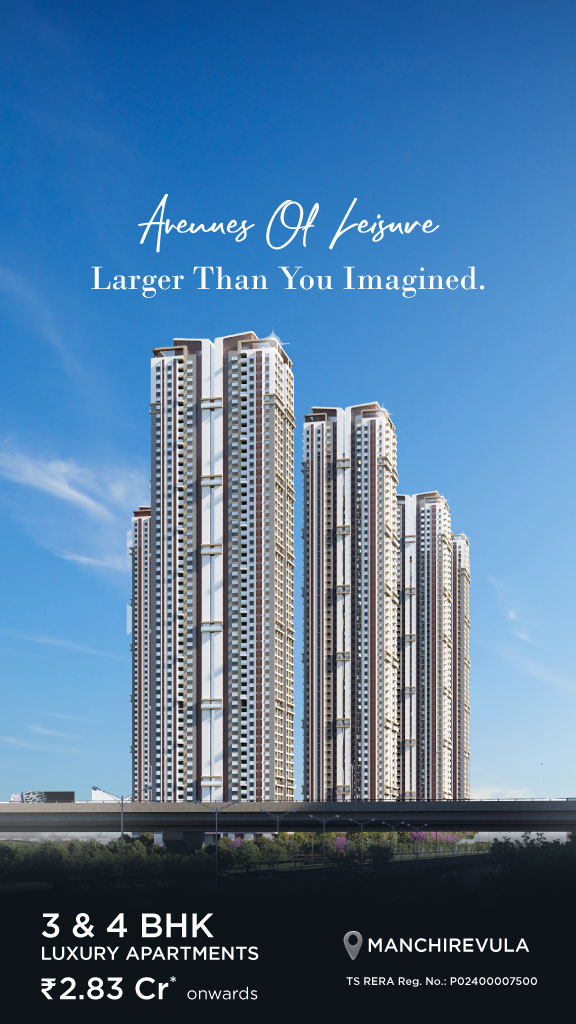 Rajapushpa Infina at Mancherevula - 3 & 4 BHK Apartments